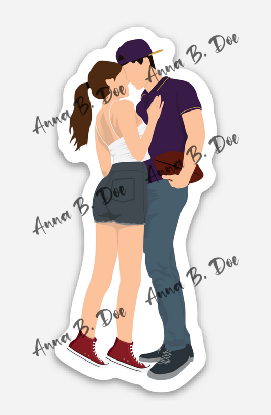 Kiss Me First Illustrated Character Sticker