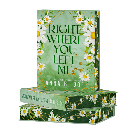 Right Where You Left Me PAPERBACK Special Edition